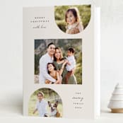 "Balanced" - Holiday Cards in Putty by Lauren Chism - Folded Card