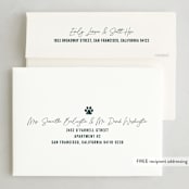 "Our Pack to Yours" - Holiday Cards in Blue Spruce by Brooke Chandler - FREE Recipient Addressing