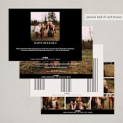 "arched window" - Holiday Cards in Classy by Design Lotus - Back of Card Options