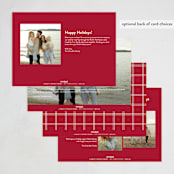 "Home Sweet Home" - Holiday Cards in Candy cane by Julie Murray - Back of Card Options