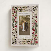 "Abundance" - Holiday Cards in Putty by Meagan Christensen - Folded Card
