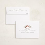 "Boughs of Pine" - Holiday Cards in Holly by Everett Paper Goods - FREE Recipient Addressing