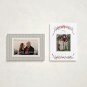 "Boughs of Pine" - Holiday Cards in Holly by Everett Paper Goods - Photo Orientation Options