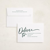 "Unleash the Joy" - Holiday Cards in Evergreen by Erin German - FREE Recipient Addressing