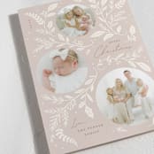 "Delicate Botanicals" - Holiday Cards in Cuddle by Erin German - Detail