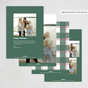 "Laughing all the Way for Christmas" - Holiday Cards in Fern by Chris Griffith - Back of Card Options