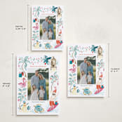 "Merry Luau" - Holiday Cards in Sea Turtle by Sarah Knight - Formats Available