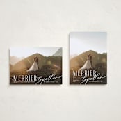 "so merrier together" - Holiday Cards in Frost by Anastasia Makarova - Photo Orientation Options