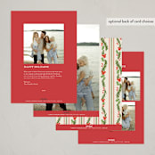 "Disney’s mickey Vintage holiday greens" - Holiday Cards in Stocking by Creo Study - Back of Card Options