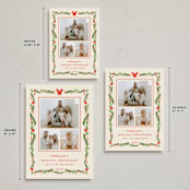 "Disney’s mickey Vintage holiday greens" - Holiday Cards in Stocking by Creo Study - Formats Available