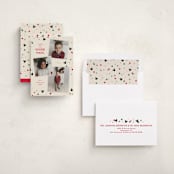 "Disney Magic Confetti" - Holiday Cards in Holly by Kacey Kendrick Wagner - Assembled