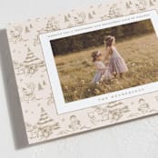 "Disney's Holiday Pooh" - Holiday Cards in Caramel by Teju Reval - Detail