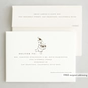 "Disney's Holiday Pooh" - Holiday Cards in Caramel by Teju Reval - FREE Recipient Addressing