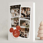 "Snapshots" - Holiday Cards in Cherry by Pixel and Hank - Folded Card