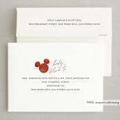 "Snapshots" - Holiday Cards in Cherry by Pixel and Hank - FREE Recipient Addressing