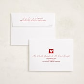 "Disney Mickey Checkerboard" - Holiday Cards in Minnie's Bow by Carrie ONeal - FREE Recipient Addressing