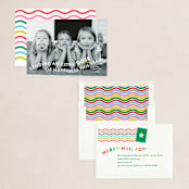 "Extra Dose" - Holiday Cards in Snow by Megan Davis - Assembled