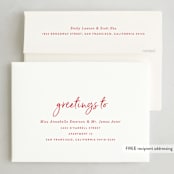 "very merry moment" - Holiday Cards in Holly by Sara Hicks Malone - FREE Recipient Addressing