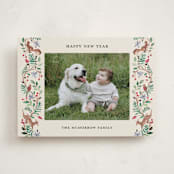 "Highlands" - Holiday Cards in Cranberry by Sarah Knight - Front