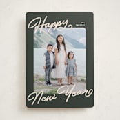 "the classic" - Holiday Cards in Olive by Pixel and Hank - Front