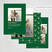 "bow garland" - Holiday Cards in Gumdrop by Vivian Yiwing - Back of Card Options