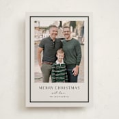"Simple Border" - Holiday Cards in Ivory by Stacey Meacham - Front