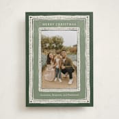 "Painted Jubilance" - Holiday Cards in Evergreen by Kercia Jane - Front