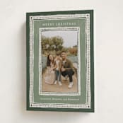 "Painted Jubilance" - Holiday Cards in Evergreen by Kercia Jane - Folded Card