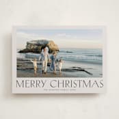"Headliner" - Holiday Cards in Parchment by Nicole Walsh - Front