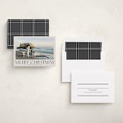 "Headliner" - Holiday Cards in Parchment by Nicole Walsh - Assembled