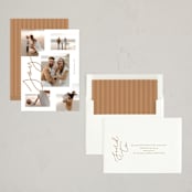 "sideways" - Holiday Cards in Gingerbread by Lauren Chism - Assembled