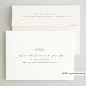 "Handwritten Christmas" - Holiday Cards in Champagne by Nicole Walsh - FREE Recipient Addressing