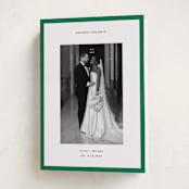 "Classic Border" - Holiday Cards in Pine by Wendy Chung - Folded Card