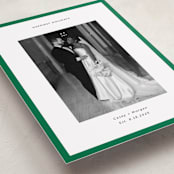 "Classic Border" - Holiday Cards in Pine by Wendy Chung - Detail