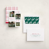 "Scrapbook" - Holiday Cards in Cardinal by Owl and Toad - Assembled