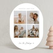 "FOUR" - Holiday Cards in Snow by Pippa Shaw - Front