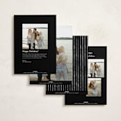 "A Classic Christmas" - Holiday Cards in Snow by Anna Elder - Back of Card Options