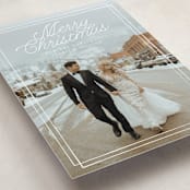 "A Classic Christmas" - Holiday Cards in Snow by Anna Elder - Detail
