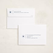 "modern minimalist" - Holiday Cards in Blue Spruce by Kate Ross - FREE Recipient Addressing