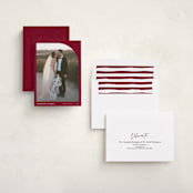 "Arched Simplicity" - Holiday Cards in Holly Berry by Oma N. Ramkhelawan - Assembled