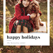 "Picture Perfect" - Holiday Cards in Snowflake by Lehan Veenker - Detail