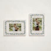 "wreath wrap" - Holiday Cards in Blue Spruce by Jen Owens - Photo Orientation Options