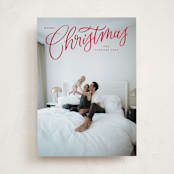 "Picture Perfect" - Holiday Cards in Holly Berry by Erin German - Front