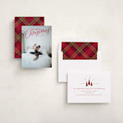 "Picture Perfect" - Holiday Cards in Holly Berry by Erin German - Assembled