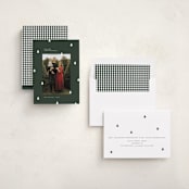 "Scattered Trees" - Holiday Cards in Fern by Michelle Taylor - Assembled