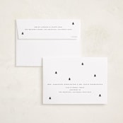 "Scattered Trees" - Holiday Cards in Fern by Michelle Taylor - FREE Recipient Addressing