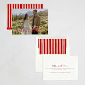 "Very Merry Christmas!" - Holiday Cards in Cranberry by Wildfield Paper Co - Assembled