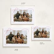 "Cascading Bow" - Holiday Cards in Snow by Lauren Chism - Formats Available