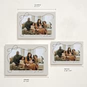 "Cascading Bow" - Holiday Cards in Putty by Lauren Chism - Formats Available