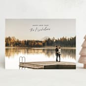 "Minimal Modern holiday" - Holiday Cards in Coal by Jackie Crawford - Front